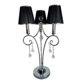 Bellezza Lighting Metal 3 Light Table Lamp