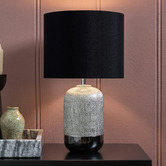 Bellezza Lighting Vivi Ceramic &amp; Linen Table Lamp