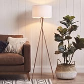 Bellezza Lighting Manchester Iron Tripod Floor Lamp