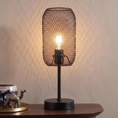 Bellezza Lighting Hudson Metal Mesh Table Lamp