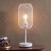Bellezza Lighting Hudson Metal Mesh Table Lamp