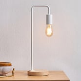 Bellezza Lighting Rossi Timber Table Lamp