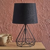 Bellezza Lighting Dymen Industrial Metal Table Lamp
