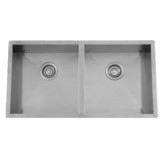 Sterling Calibre 840mm Undermount Double Stainless Steel Kitchen Sink