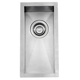 Sterling Quattro 230mm Undermount Single Stainless Steel Kitchen Sink