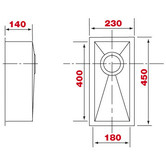 Sterling Quattro 230mm Undermount Single Stainless Steel Kitchen Sink