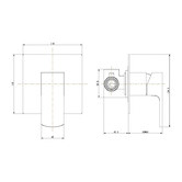 Sterling Edge Single Lever Shower/Bath Mixer