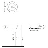 Sterling Elegance Round Counter Top Basin