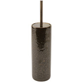 Aquanova Bronze Ugo Stone Toilet Brush Holder