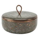 Aquanova Bronze Ugo Stoneware Bathroom Canister
