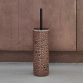 Aquanova 2 Piece Camel Ugo Toilet Brush &amp; Holder Set