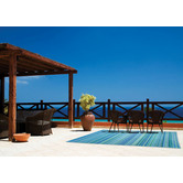 Home &amp; Lifestyle Cancun Aqua Outdoor Rug