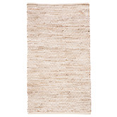 Home &amp; Lifestyle Ibis White Cotton And Jute Rug