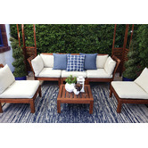 Home &amp; Lifestyle Navy Blue Brooklyn Outdoor Rug
