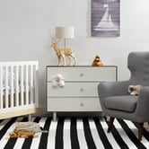 Home &amp; Lifestyle Black Stripe Nantucket Indoor Outdoor Rug