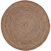 Home &amp; Lifestyle Orchid Spiral Round Jute Rug