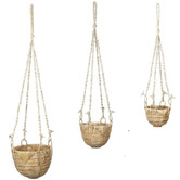 Home &amp; Lifestyle 3 Piece Savar Cane Basket Set