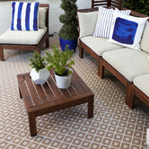 Home &amp; Lifestyle Beige Kimberley Reversible Outdoor Rug