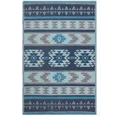 Home &amp; Lifestyle Blue Cusco Outdoor Floor Mat