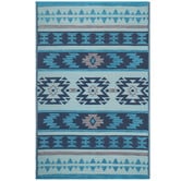 Home &amp; Lifestyle Blue Cusco Outdoor Floor Mat