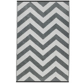 Home &amp; Lifestyle White &amp; Paloma Laguna Chevron Outdoor Floor Mat
