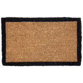 Home &amp; Lifestyle Black Border Coir Doormat