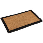 Home &amp; Lifestyle Black Border Coir Doormat