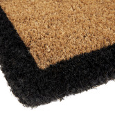 Home &amp; Lifestyle Black Border Coir Doormat