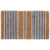 Home &amp; Lifestyle Natural Striped Nui Coir Doormat