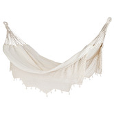 Home &amp; Lifestyle Carmen Cotton Crochet Outdoor Hammock