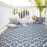 Home &amp; Lifestyle Grey Copenhagen Reversible Outdoor Floor Mat