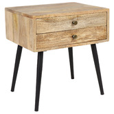 Home &amp; Lifestyle Zen Mango Wood Side Table