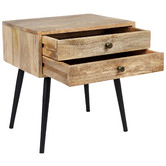 Home &amp; Lifestyle Zen Mango Wood Side Table