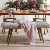 Home &amp; Lifestyle Celeste Upholstered Bench