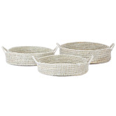 Home &amp; Lifestyle 3 Piece Mowdok Hand Made Tray Set