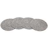 Home &amp; Lifestyle Willie Hand Made Jute Round Placemats