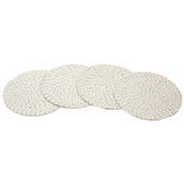 Home &amp; Lifestyle Dove Hand Made Jute Round Placemats