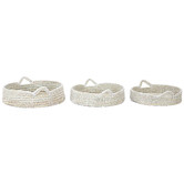 Home &amp; Lifestyle 3 Piece Mowdok Hand Made Tray Set