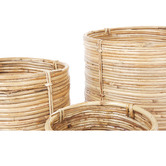 Home &amp; Lifestyle 3 Piece Ubud Hand Made Cane Planter Set