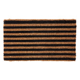 Home &amp; Lifestyle Natural &amp; Black Stripe Coir Doormat