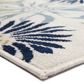 Home &amp; Lifestyle White Nicosia Floral Outdoor Rug