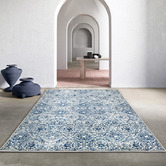 Home &amp; Lifestyle Blue Mosaic Oriental Rug