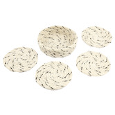 Home &amp; Lifestyle Deryn Jute Round Coasters