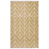 Home &amp; Lifestyle Gold &amp; Cream Reversible Outdoor Rug