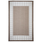 Home &amp; Lifestyle Chestnut &amp; Walnut Brown Europa Power-Loomed Indoor &amp; Outdoor Rug