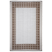 Home &amp; Lifestyle Chestnut &amp; Walnut Brown Europa Power-Loomed Indoor &amp; Outdoor Rug
