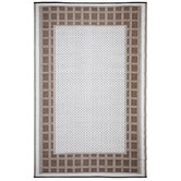 Home &amp; Lifestyle Chestnut &amp; Walnut Brown Europa Power-Loomed Indoor &amp; Outdoor Rug