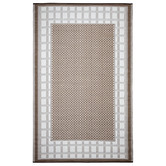 Home &amp; Lifestyle Chestnut &amp; Walnut Brown Europa Power-Loomed Indoor &amp; Outdoor Rug