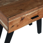 Home &amp; Lifestyle Vega Mango Wood Bedside Table