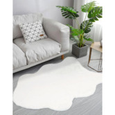 Home &amp; Lifestyle Hiroshima Faux Rabbit Fur Rug